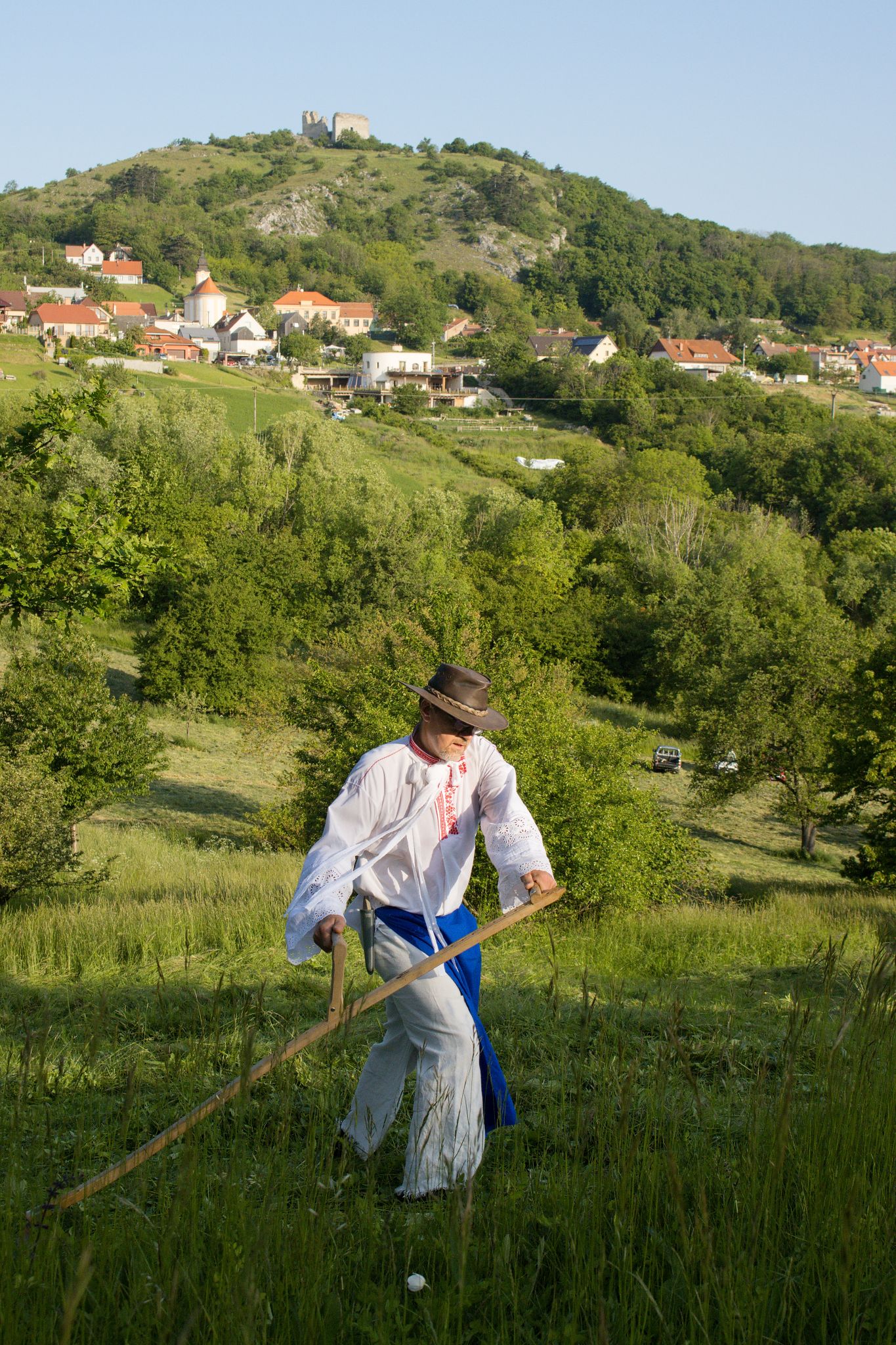 Kosení u Klentnice.