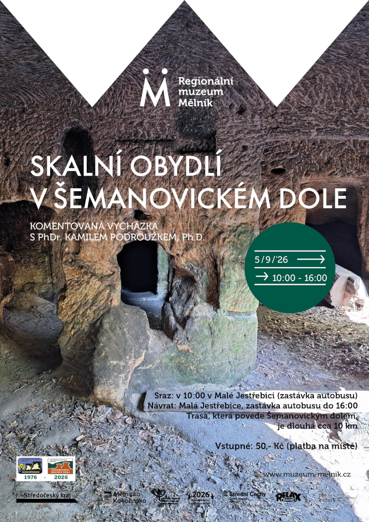 Pozvánka na vycházku Skalní obydlí v Šemanovickém dole.